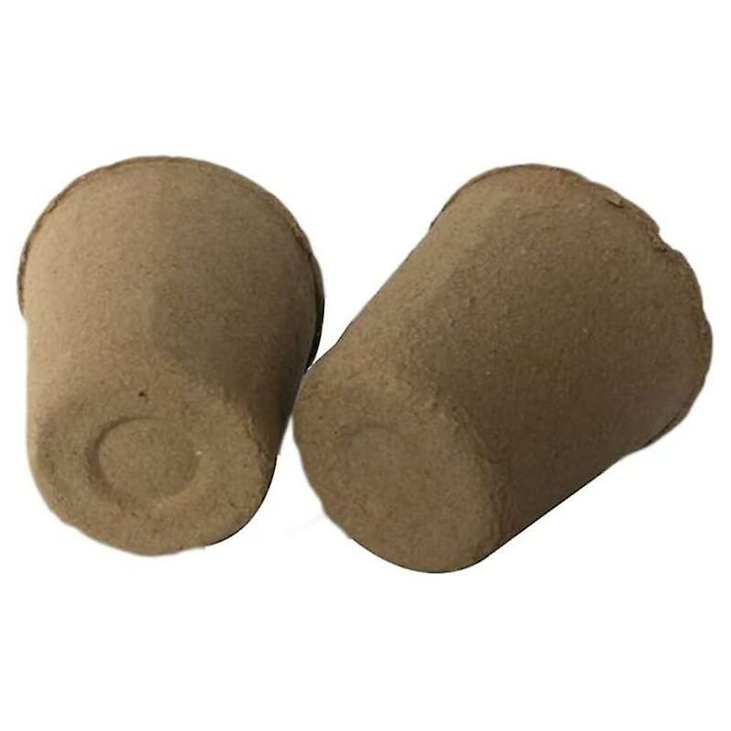 50 Pack ROund Fiber Pot 6X6Cm Seedling Pot Starter Pots Kits Gardening Pot For Seeds Plants - Image 4