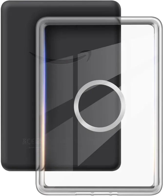 360° Rotating & Detachable Magnetic Case for 7" Kindle Paperwhite 12th Generation (2024) – Auto Wake/Sleep, Hands-Free Stand, Clear Back Cover (black) - Image 6