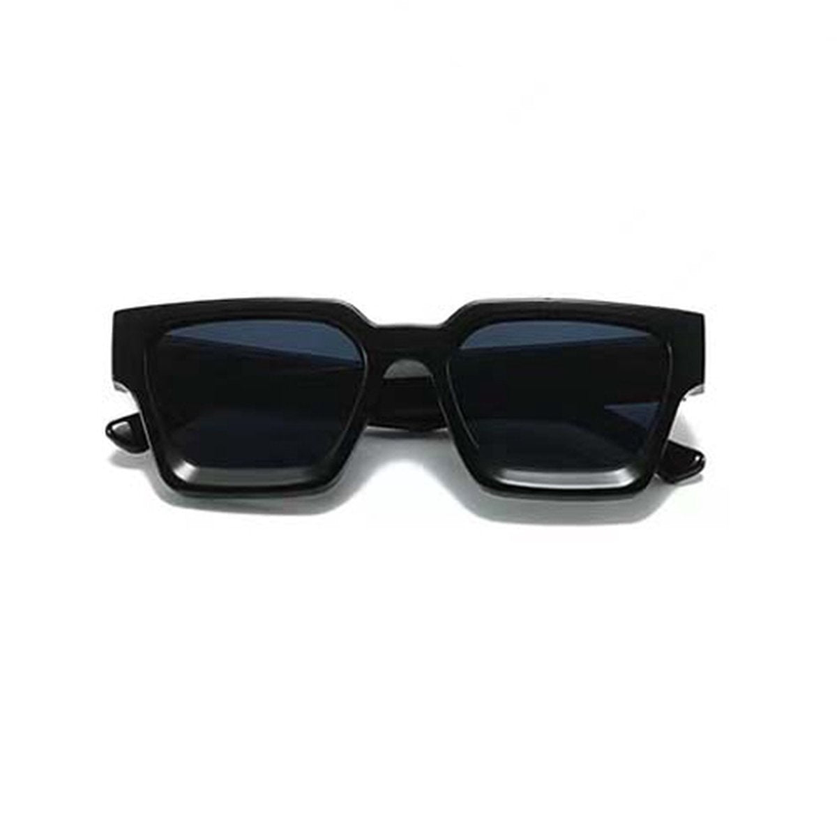Lunettes de soleil carrées - Lunettes de soleil pour femmes - Lunettes Festival - Lunettes Rave - Lunettes - Monture épaisse - Black - Image 6