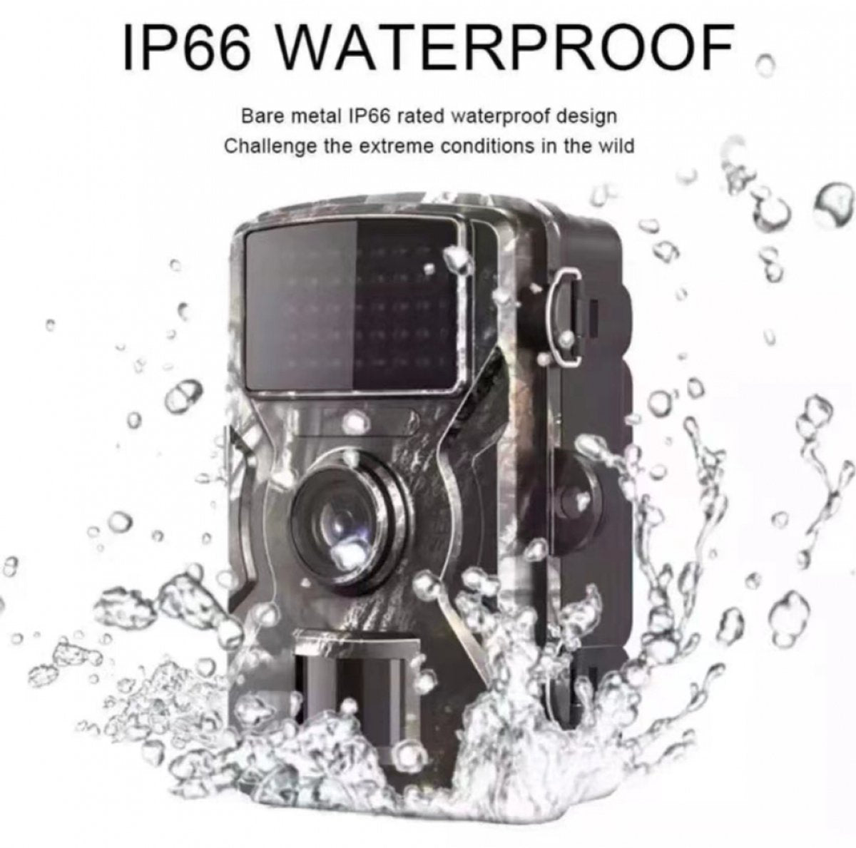 Rechargeable wildlife camera with night vision - 10 x 13.2 cm - IP66 waterproof - 1.3 m range - 1080p - 32 GB SD card included - For wildlife monitoring - For outdoor use - Image 7