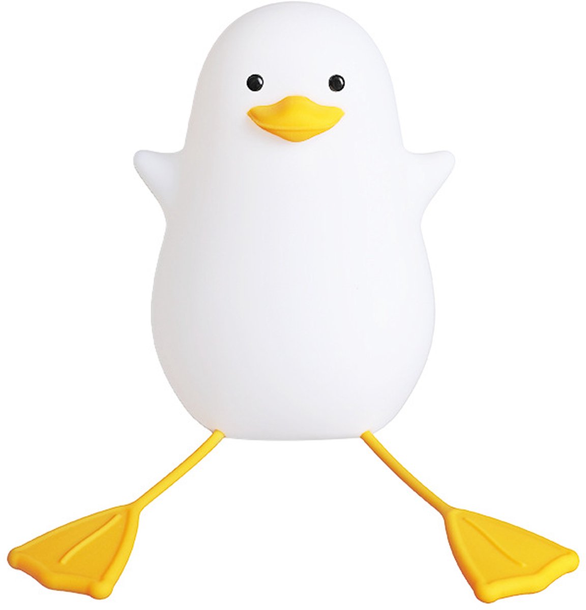 Cute Yellow Duck Night Light - Silicone Night Light for Children - Dimmable Touch Control with Timer - Baby Care Night Light - USB Rechargeable LED Bedside Lamp - Suitable for Bedroom and Nursery Decoration - Image 6