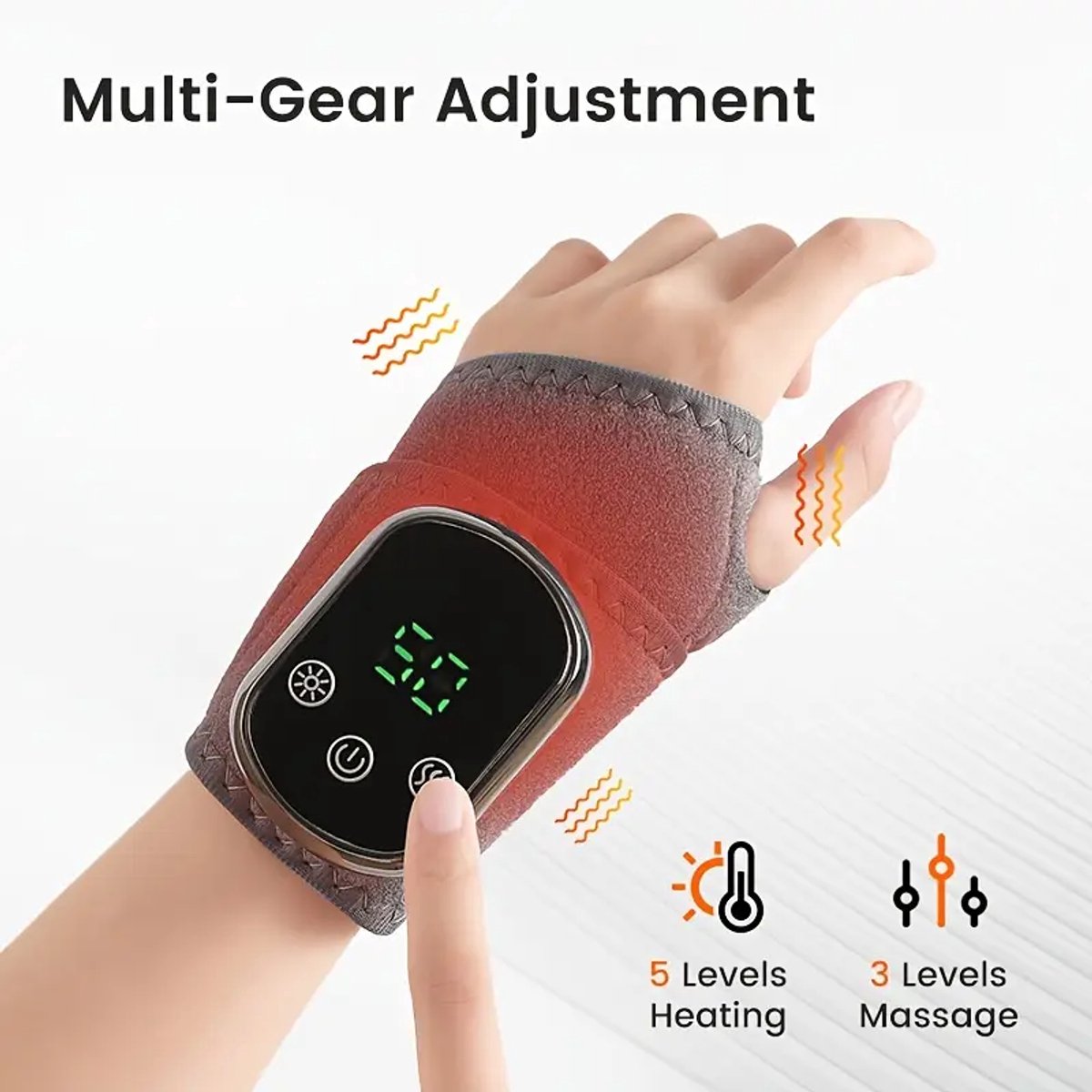 Massage devices - Hand massager - Wrist massager - Vibration massage - Massage and relaxation - USB rechargeable - Image 8