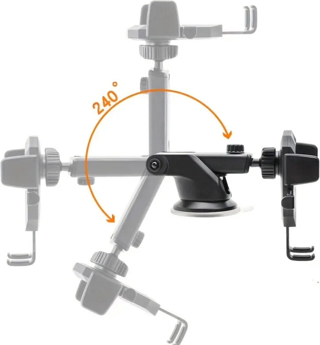 Universal Car Phone Holder with Suction Cup - Car, Office, - Smartphone Car Phone Holder - Image 9