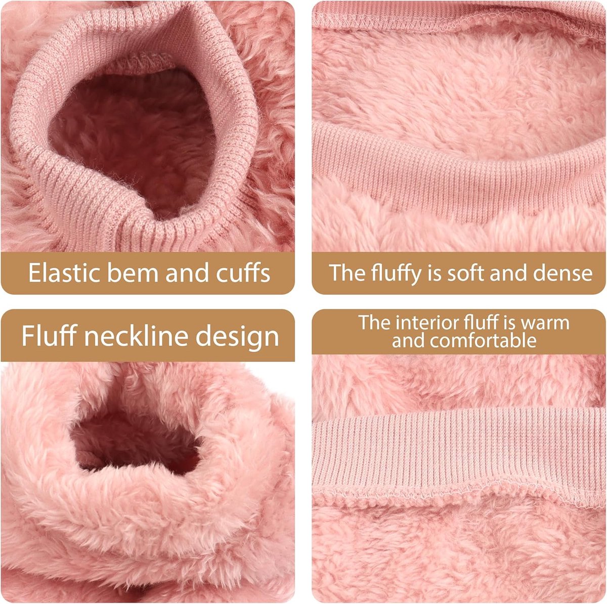 Dog Coat - Dog Sweater - Pet Clothes - Winter Fleece Dog Sweater - Puppy Dogs and Cats - Puppies and Chihuahuas - Warm Autumn and Winter Clothes - Perfect for Christmas Decorations - Christmas XL - Image 7