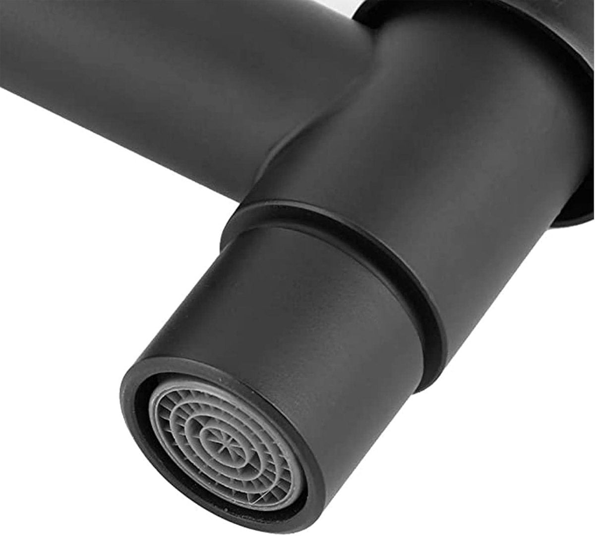 Single black stainless steel wall-mounted cold water kitchen faucet - Bathroom garden faucet - Sink faucet - Cold water bathroom faucet - Garden - Image 5