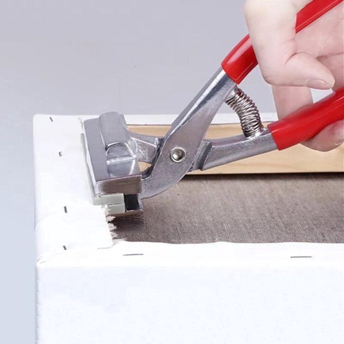 Canvas clamp - Canvas clamp - Canvas clamp - 12 cm wide jaws - Metal canvas clamp - Clamp for stretching oil paintings - Image 5