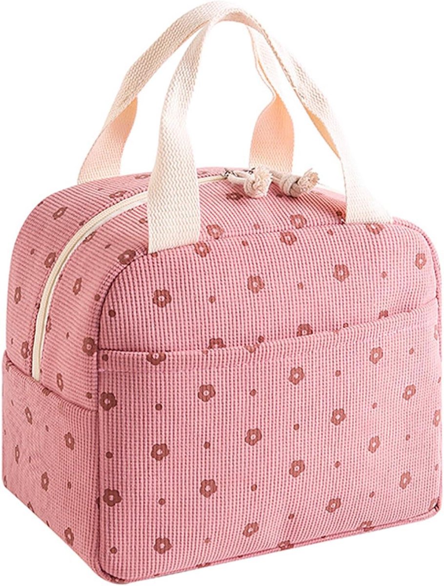 Women's Insulated Lunch Bag - Pink Insulated Bag for Work and School - Image 8