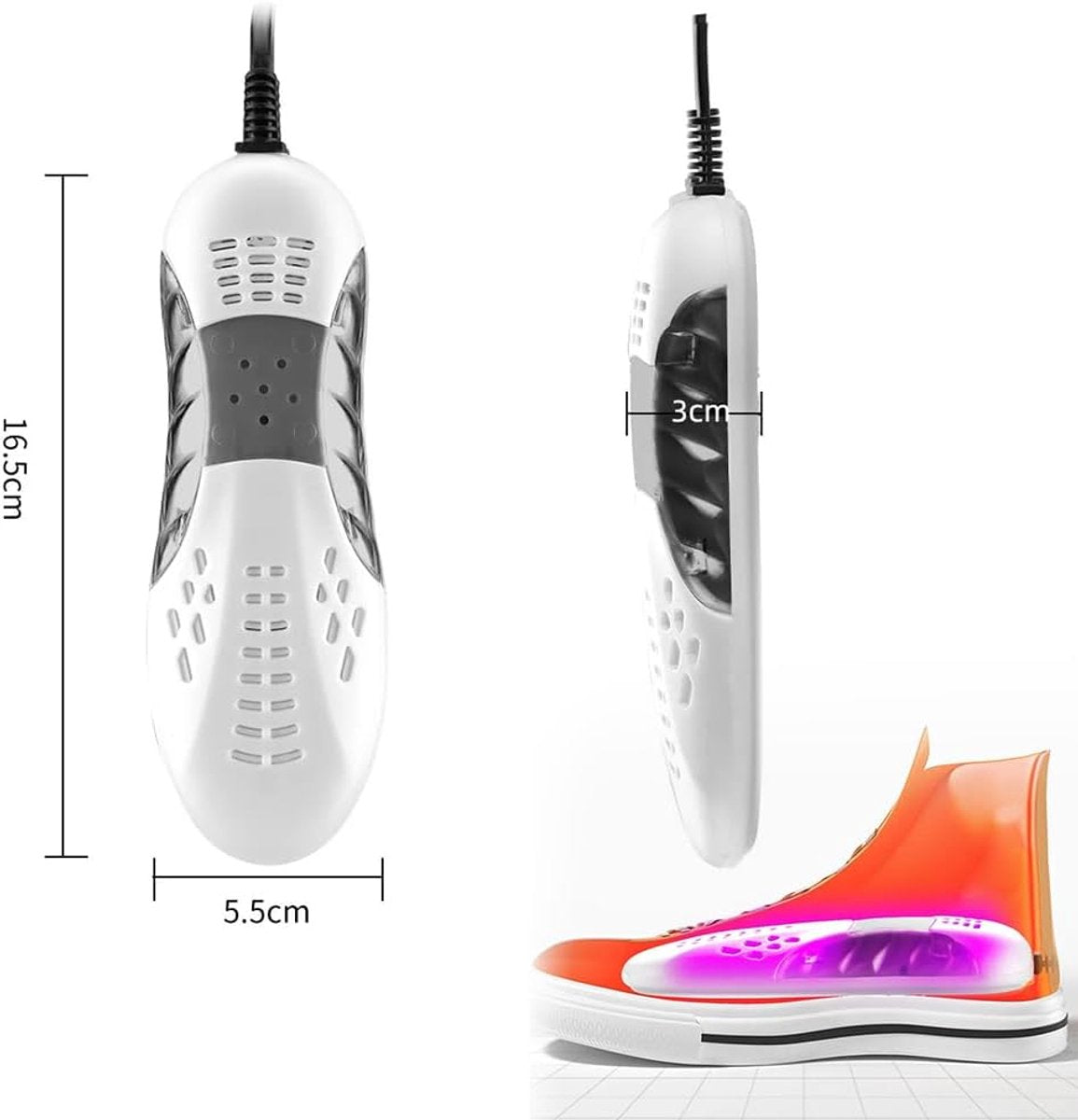 Shoe dryer - Women's shoe dryer - Electric shoe dryer - Shoe and boot warmer - Shoe and boot warmer - Portable shoe dryer - for drying and eliminating odors - Image 7