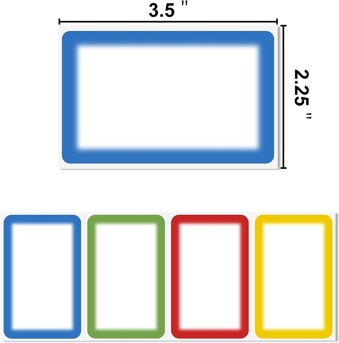 Self-adhesive name labels - Freezer stickers - Moving stickers - Waterproof - Self-adhesive labels - For office, school, gifts, kitchen, bottles, files - 300 pieces - Multi - Image 6