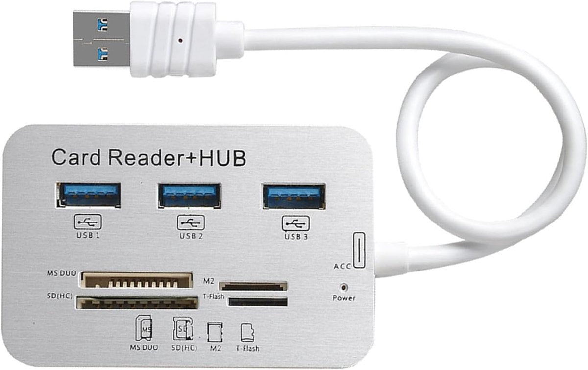 USB 3.0 Hub with 3-Port Splitter and Memory Card Reader - SD/TF/Micro SD Card Reader - USB 3.0 Hub - Image 8