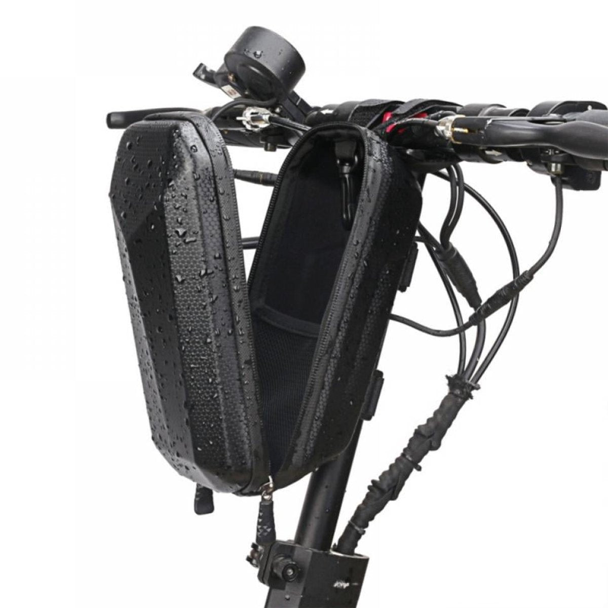 Waterproof storage bag for scooters - Hard scooter handlebar bag - Front bag for electric scooter - Accessories for adult scooters - Image 5