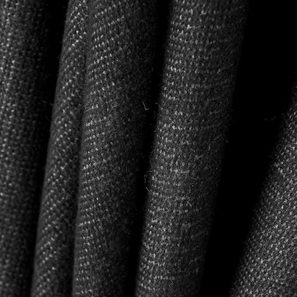 Women's Wrap - Women's Scarf - 160 x 130 Cm - Wrap Scarf - Fashion Scarf - Stole - Small Scarf - Warm Winter Scarf - Scarf for Women - Shawl - Black and Grey - Gift - Elegant - Image 5