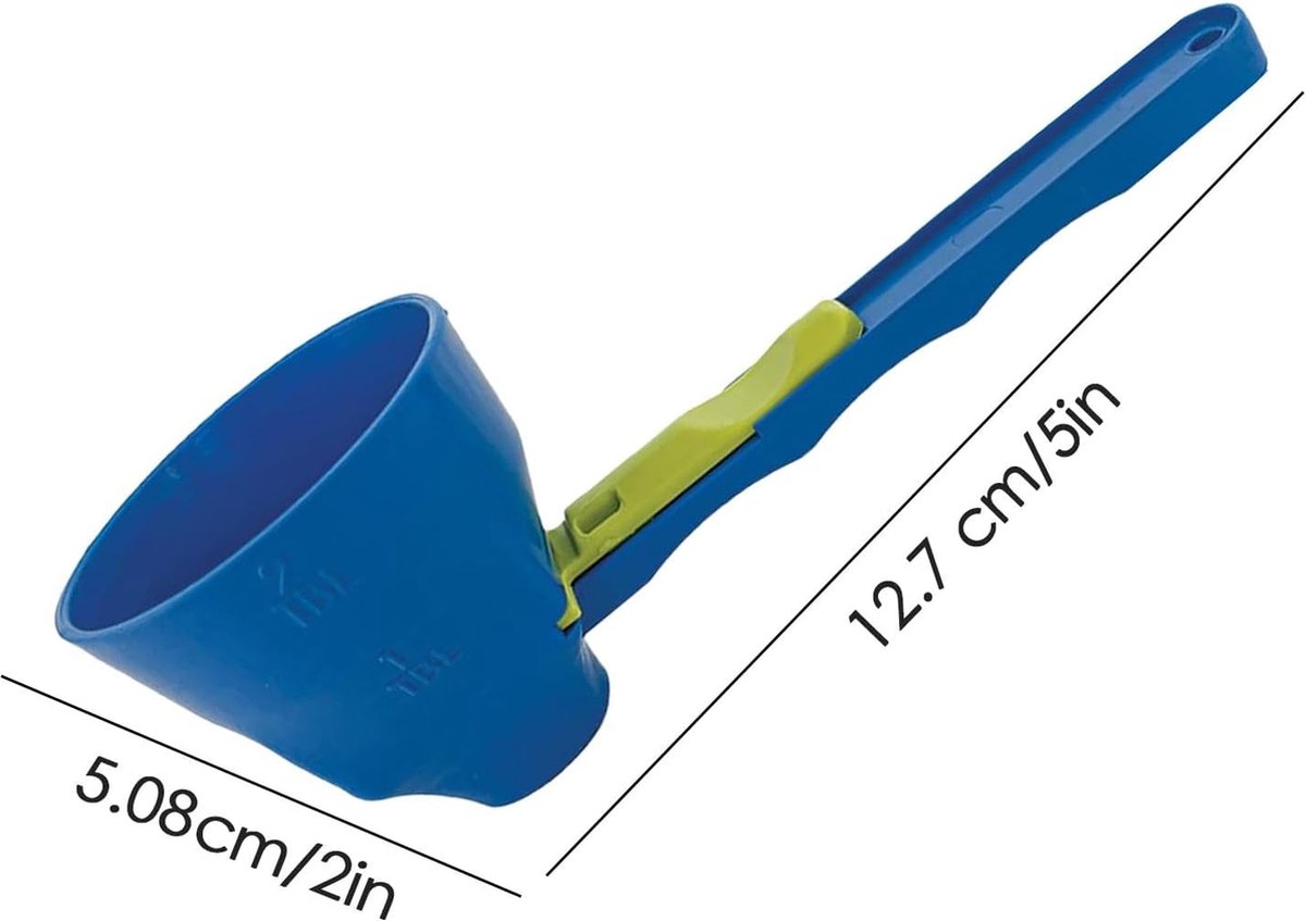 Measuring Spoon - Measuring Spoons - Measuring Spoons - Coffee Measuring Spoon - Coffee- Measuring Spoon - Coffee Scoop - Plastic - Blue - For Precise Weighing and Measuring - Image 5