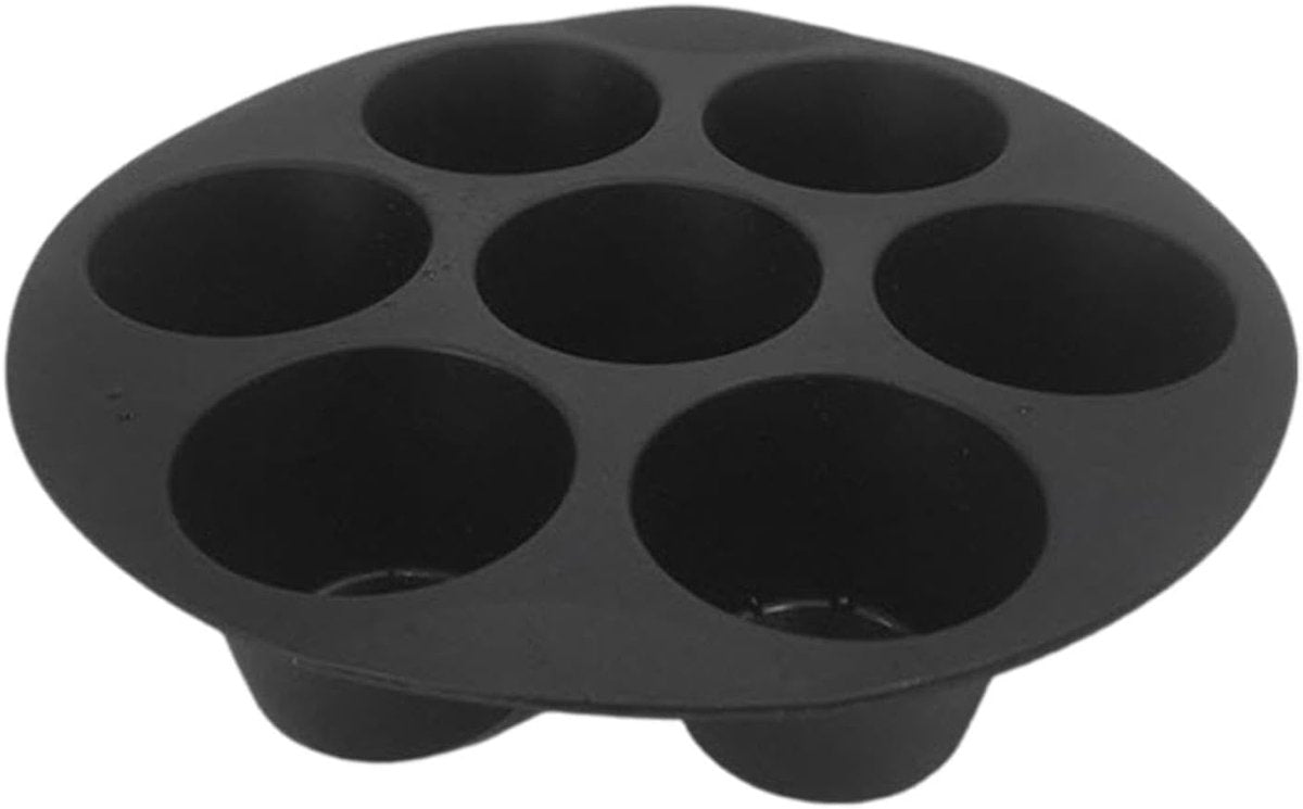 Muffin Pans - Professional High Quality Airfryer Baking Tray - Non-Stick Coating - Cupcake Tray - Muffin Baking Pans - Silicone Baking Mold - Silicone Cupcake Baking Pan - For Muffins, Cupcakes, Mini Quiches - 17.5cm - Black - Image 5