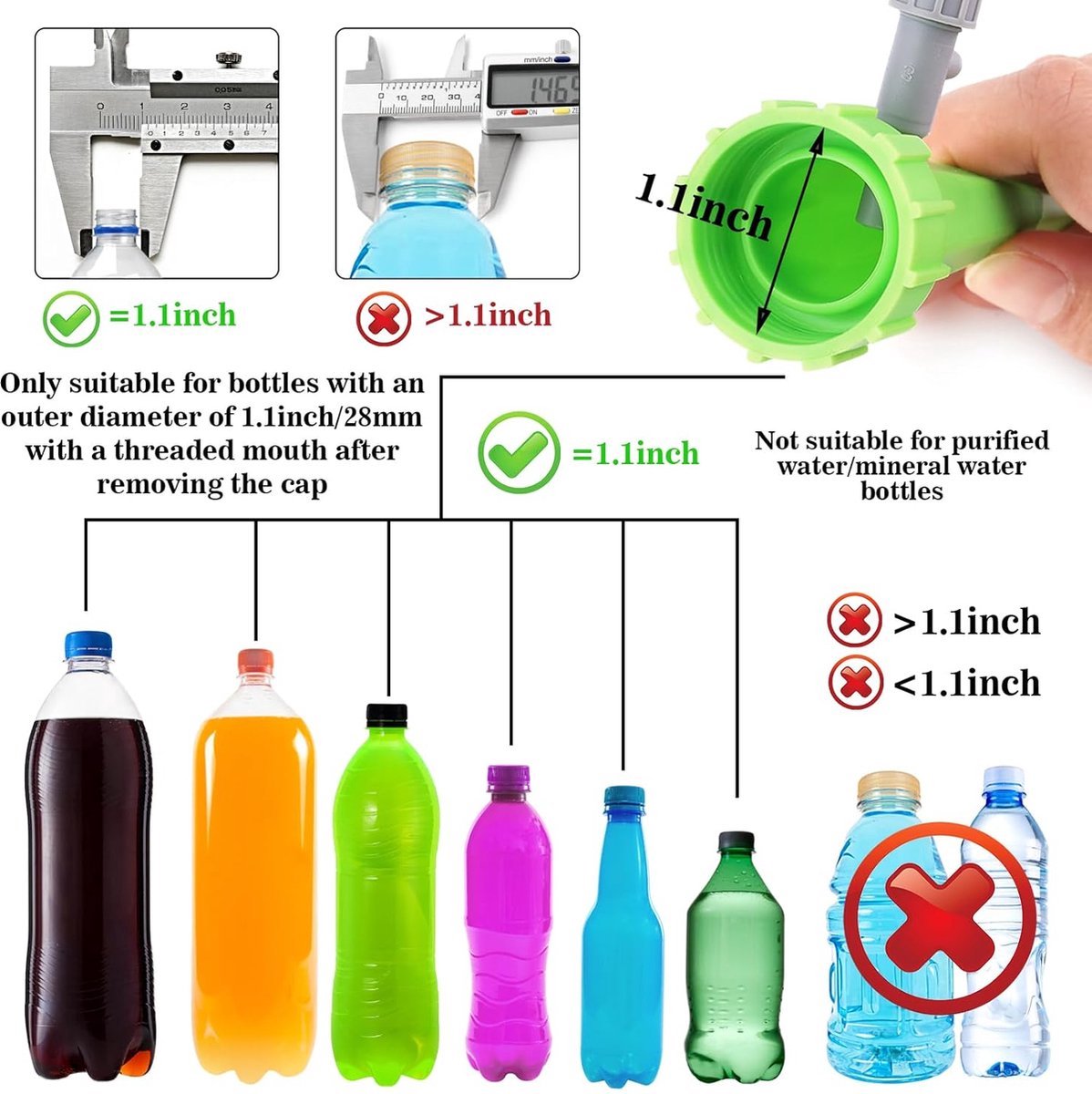 40x Water Dripper - Plant Watering System - Drip System - Watering System - Watering System - Water Ball - Watering System - Plant Ball - Automatic Watering Can - Drip System - Watering System - Blue / Green - Image 5