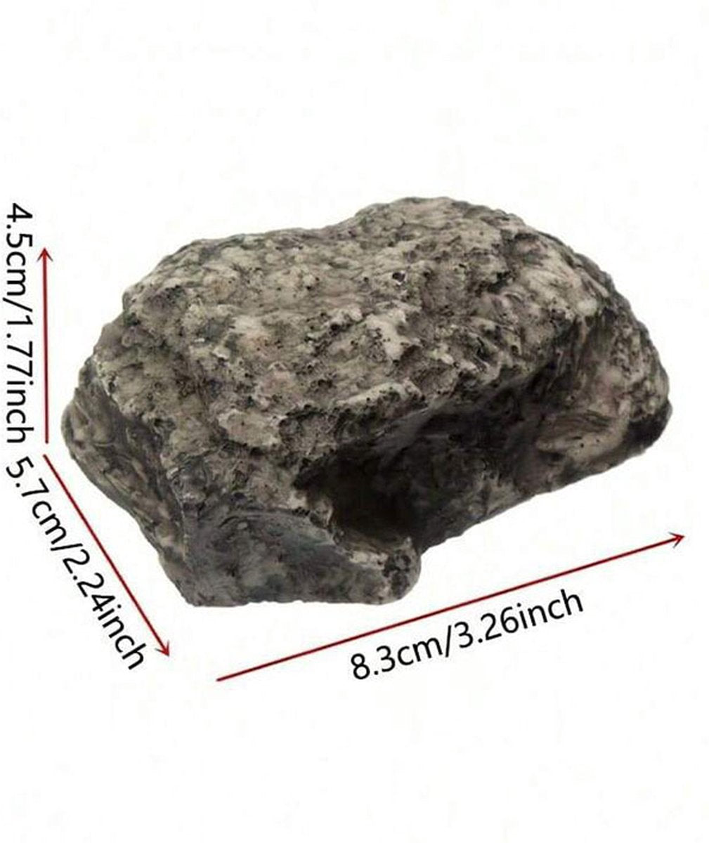 Fake Stone - Hollow Stone - Outdoor Hiding Place for House Keys - Plastic Fake Stone - Anti-Burglar - Security - Discreet - Safe Way to Hide a Key - Hide Keys in an Unfindable Hiding Place - 1 Piece - Image 5