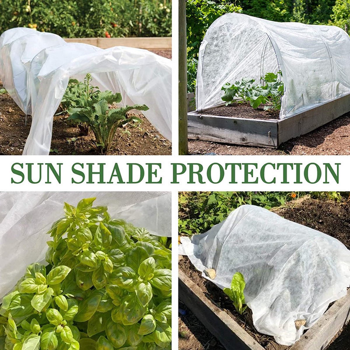 Frost Protection Plant Cover - Winter Cover Winter Protection - Plant Cover - Winter Cover - Durable - Frost Protection - Plant Cover - For the Garden, Raised Bed, Plants, Frost Blanket, Outdoor Flowers and Vegetables - 1.5 X 5 M - White - 1 Piece - Image 5