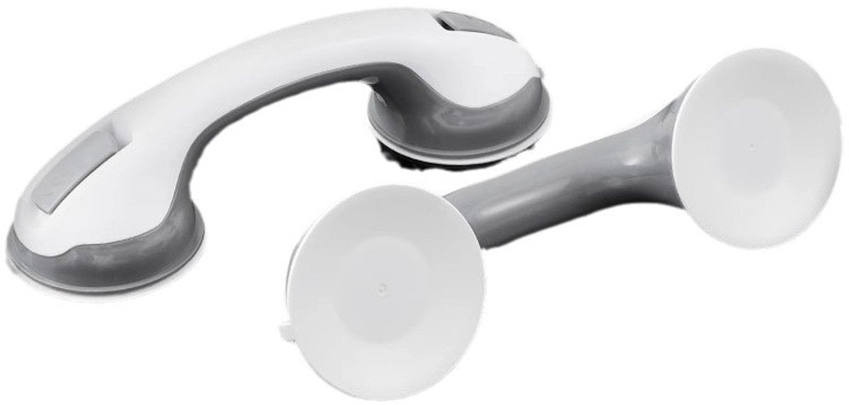 Wall Grab Bar - 2-Piece - Professional Non-Slip Handle - Wall Grip - Toilet Grab Bar - Bath Grab Bar - Shower Grab Bar - Grab Bar - Safety Grip - Providing Support - Very Safe - For Bathroom/ Shower/Toilet /Cabinet Handles /Glass Doors /Windows - Image 5
