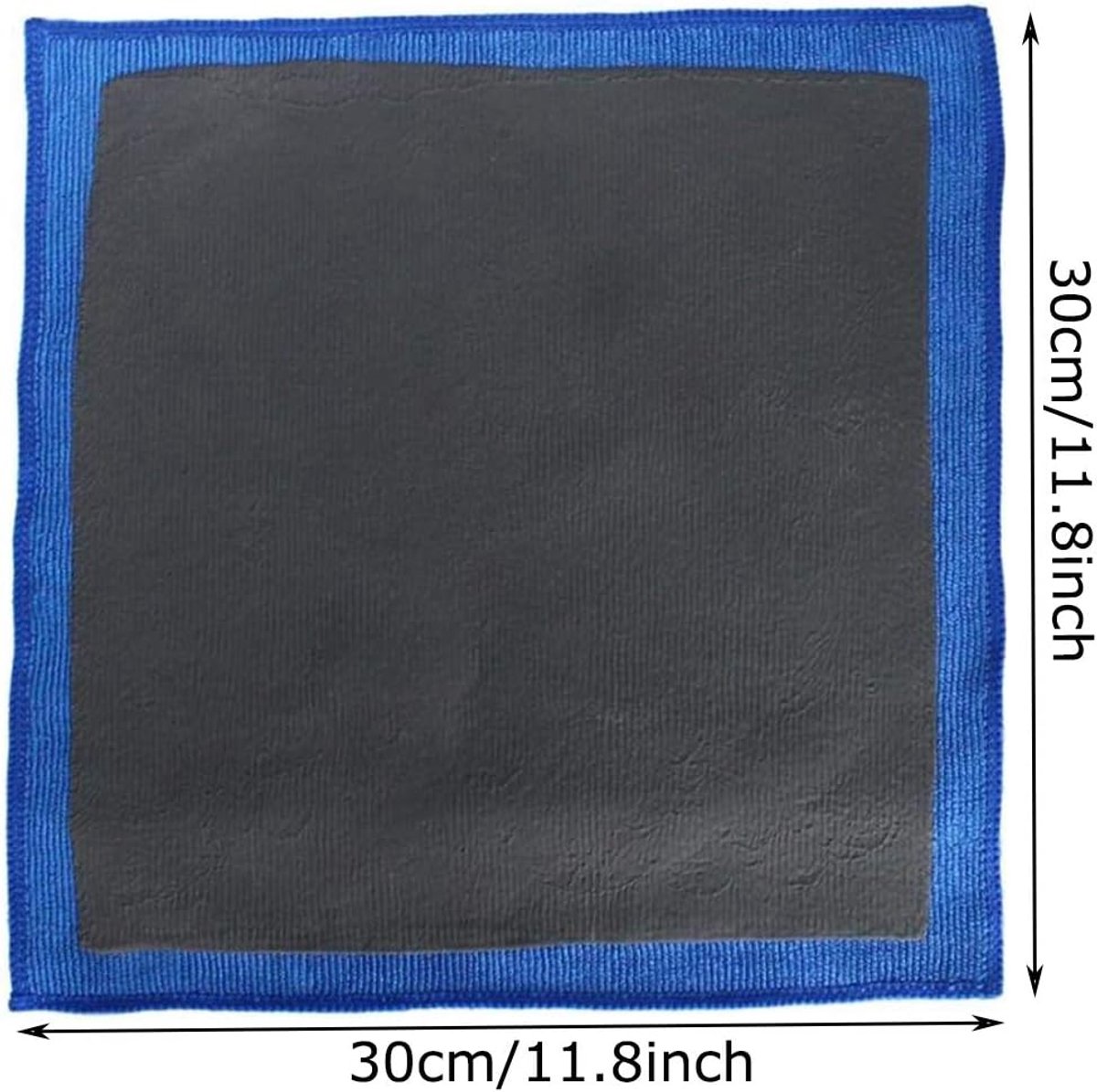 2 pieces - Car clay cloth - Car wash towel - Car cleaning towel - Clay bar - Clay towel - Clay bar towel - Car cleaning - detailing cloth - perforated polishing cloth - cleaning cloth - for car detailing, car cleaning - 30*30 cm - blue - Image 5