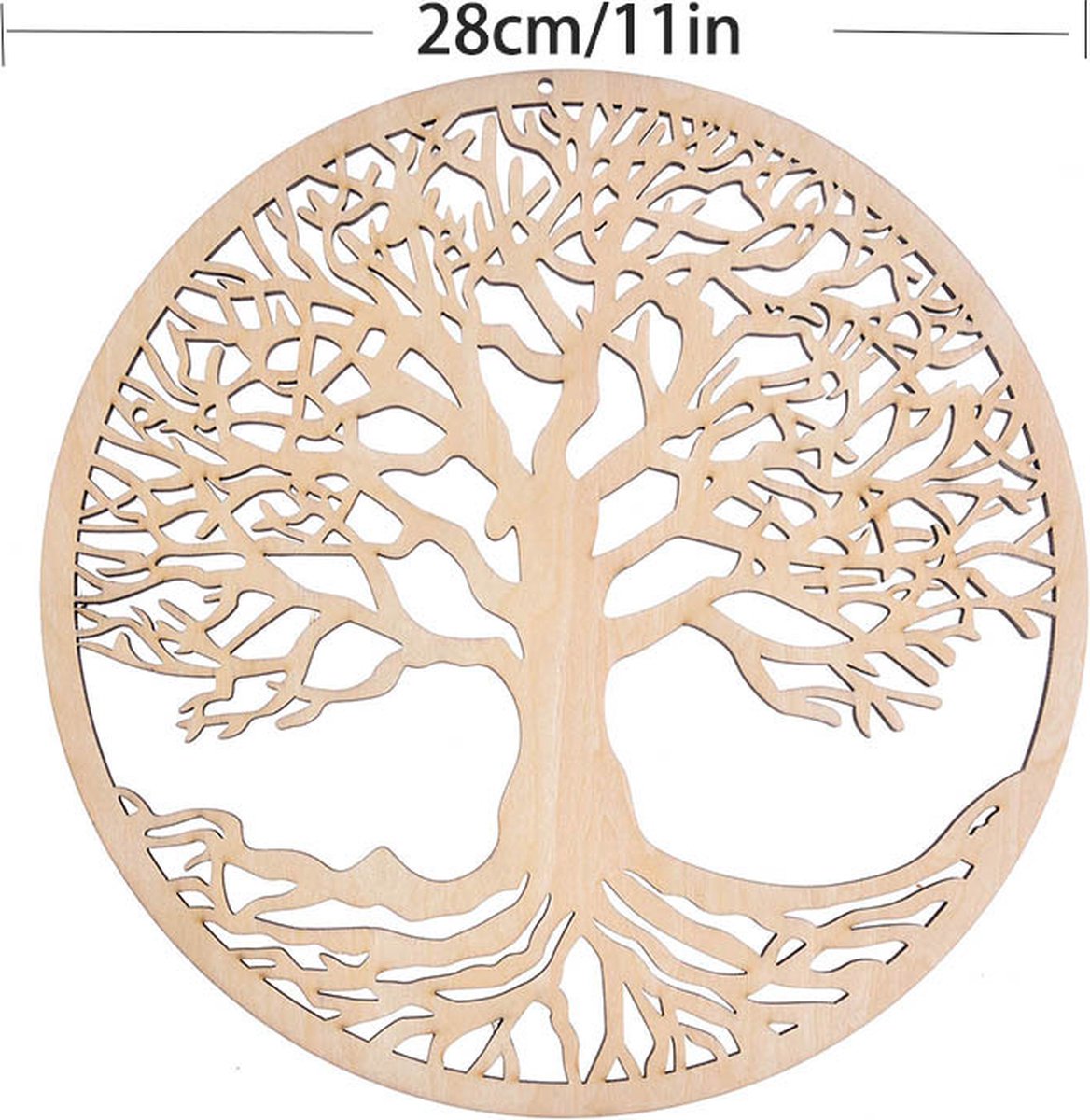 wall decoration - wall decoration - Tree of Life - Tree of Life wall decoration - 28cm*0.5cm - wooden - Image 5