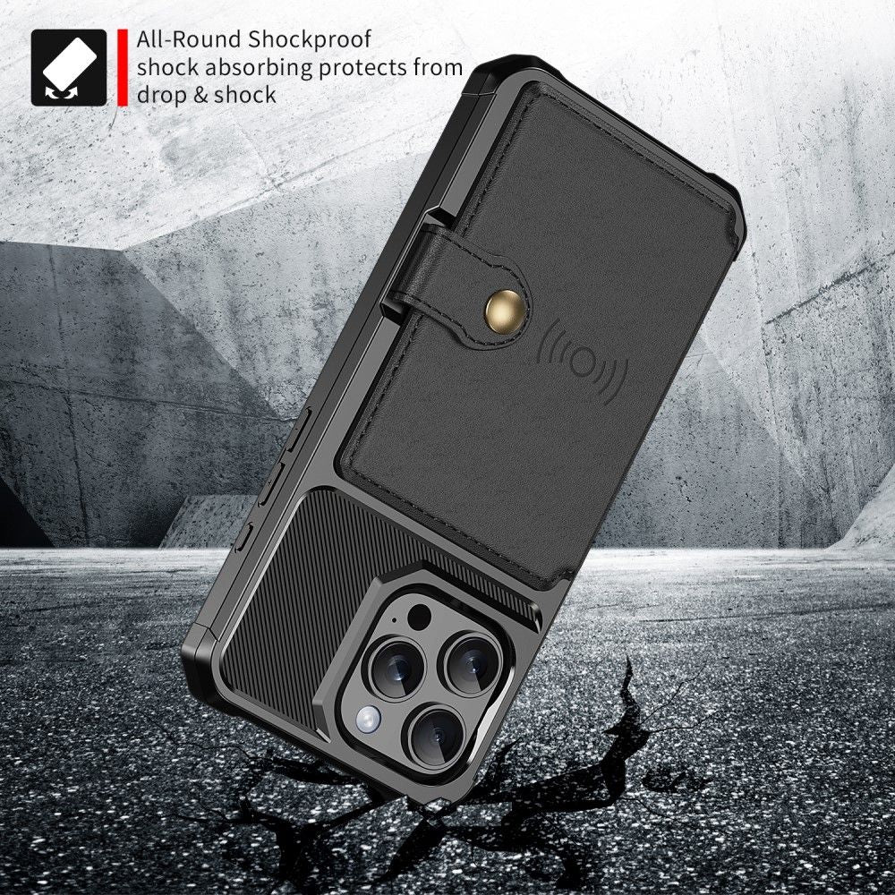 iPhone 16 Pro Case with Card Slot Black 82 - Image 9