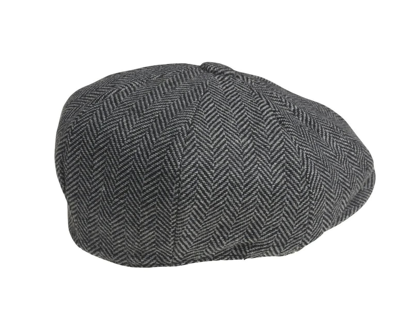 2023 Retro Newsboy Caps Men Octagonal Hats Peaky Blinders Newsbo Black - Image 5