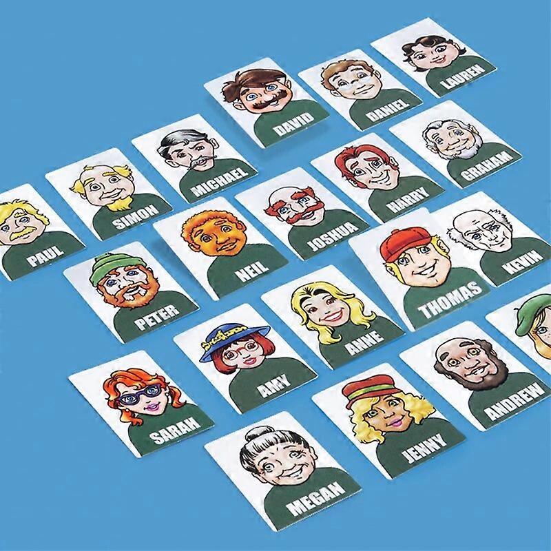 Who's There? Board Game Fun Party Family Memory Logical Thinking Antistress Interactive Guessing Classic Game Toy for Kids Character_tfrf Character - Image 5