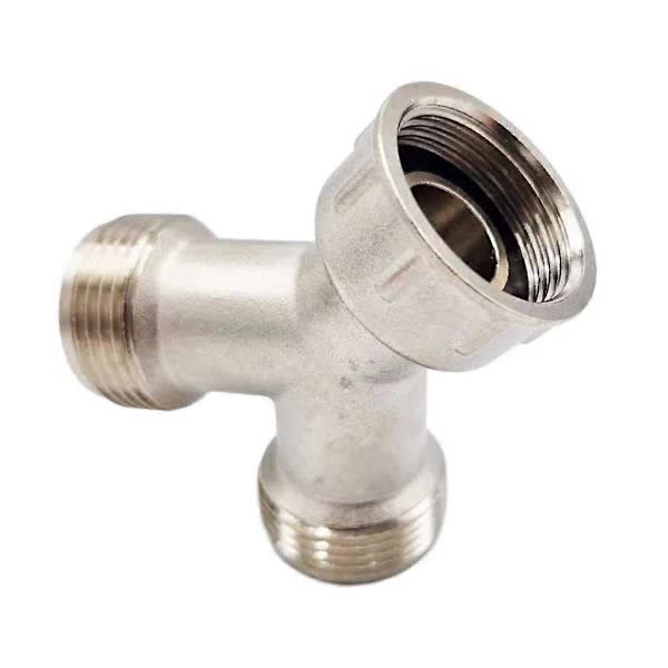 Brass Y-connector for washing machine, 3/4 splitter, 2-way hose connection 3/4 (FMY) - Image 4