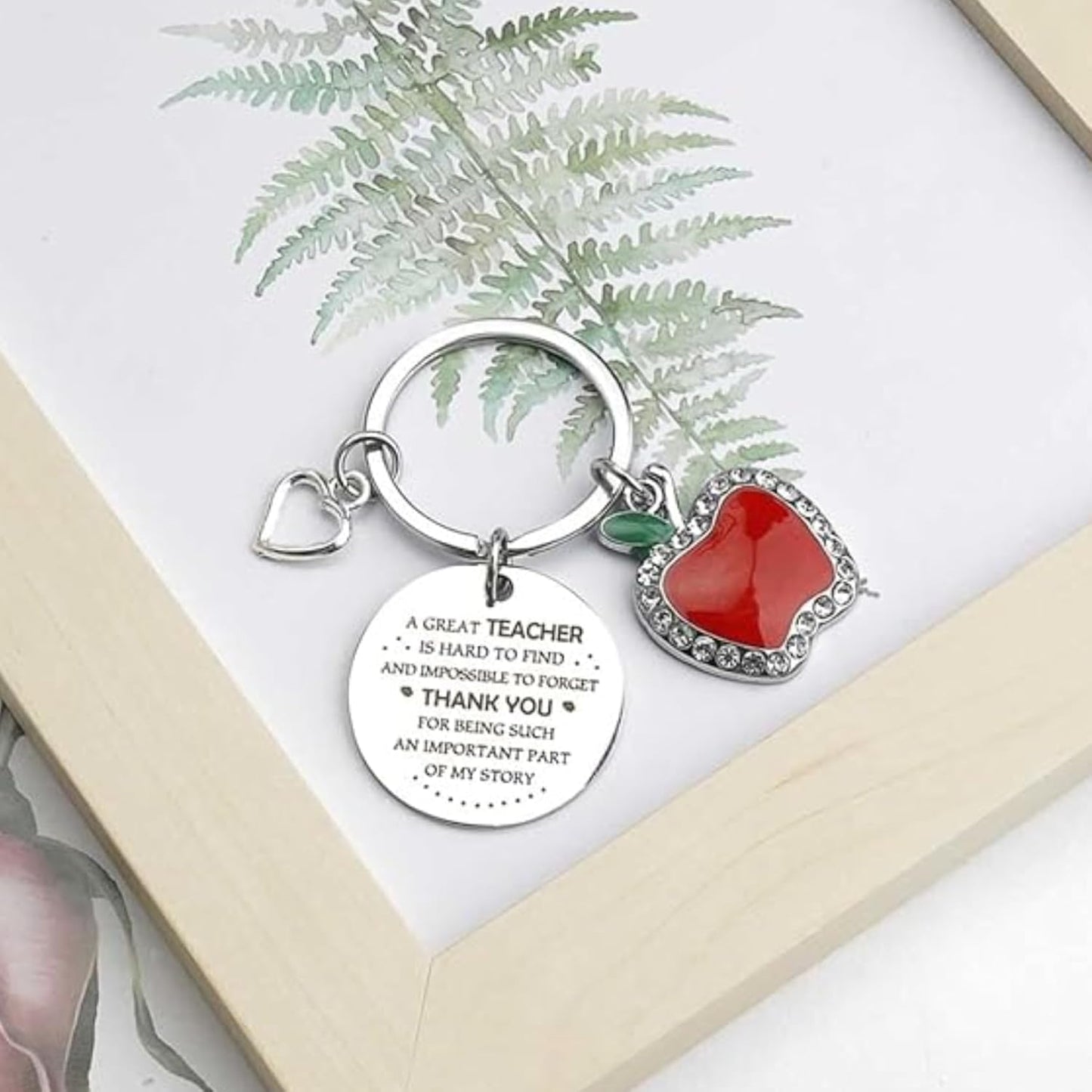 Personalized Teacher Appreciation Keychain, Thank You Gifts for Teachers - Image 4