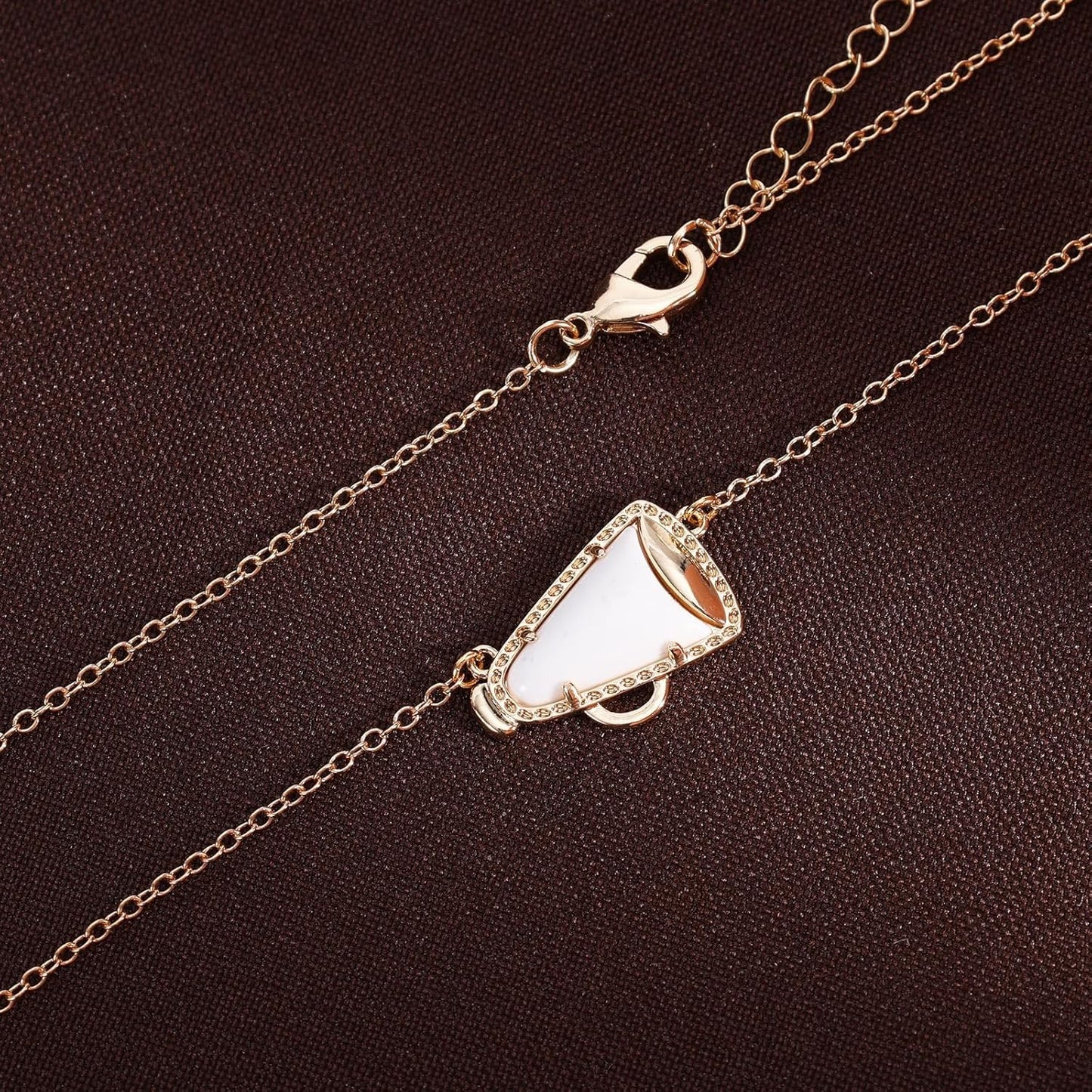 Cheerleader Gifts Cheer Necklace, Cheerleading Necklace for Women Cheer Team Gifts Pendant Charm Necklace Jewelry Cheer Coach Gifts for Women Mom Coach - Image 4