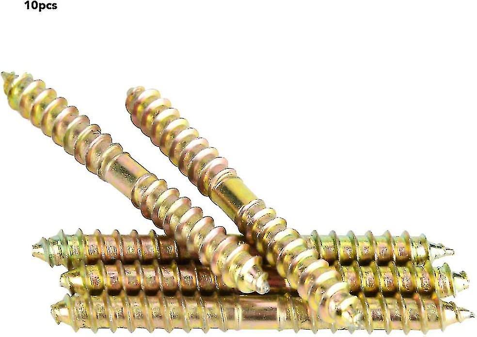 10pcs 78mm x 8mm Double Head Self Tapping Wood Screws for Furniture Fastening and Woodworking - Image 2