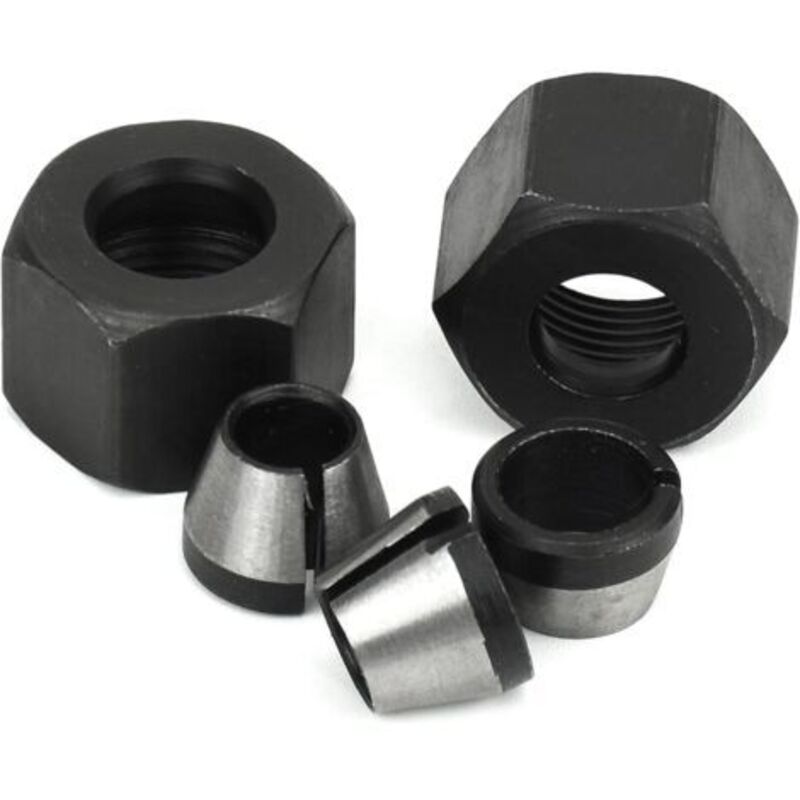 Router Collet Set of 6 - 6mm 6.35mm 8mm Countersunk Milling Chuck Collet Adapter - Image 4