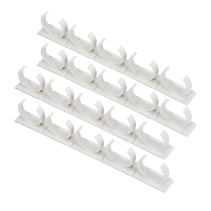 White Spice Rack Organizer 4-Pack for 20 Spices - Image 3