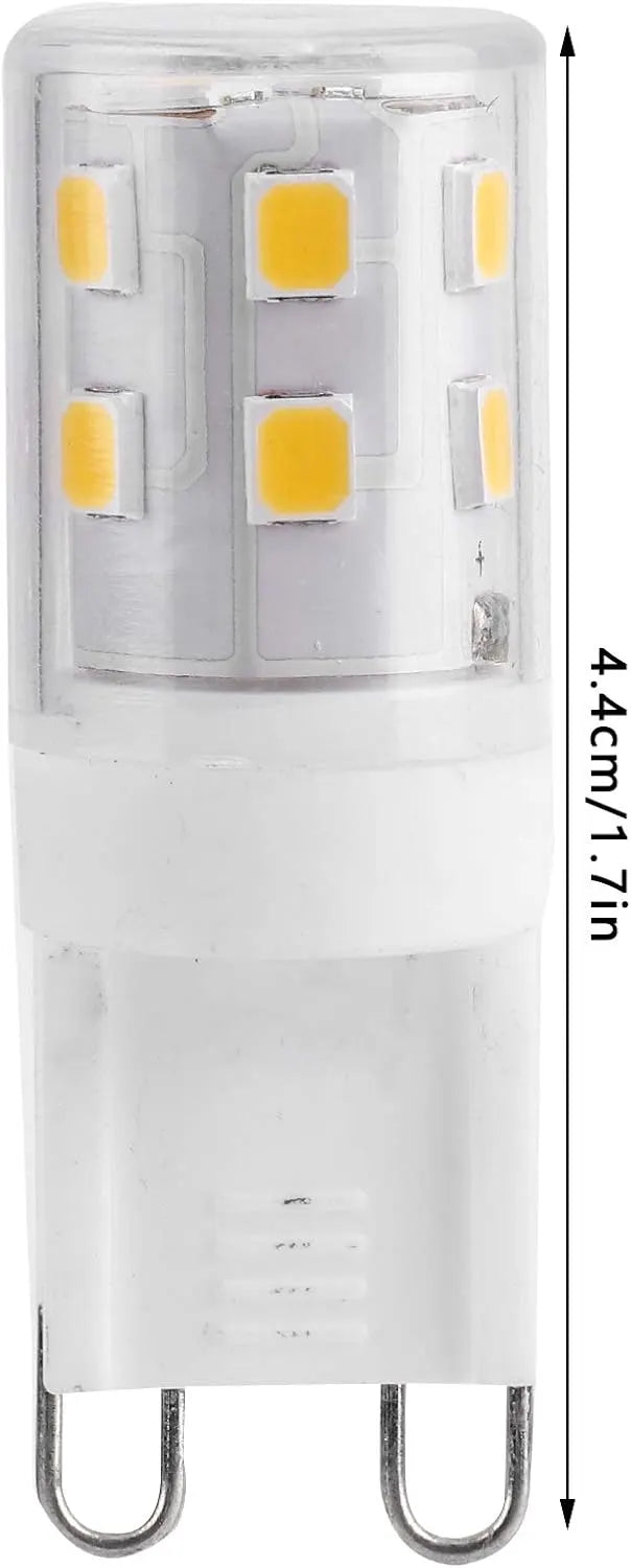 G9 LED Bulbs 2W 16-LED Mini Light Bulbs, Dimmable, Energy Saving Equivalent 30W Halogen, 10pcs, Ceramic Base, Eye Protection - Image 9