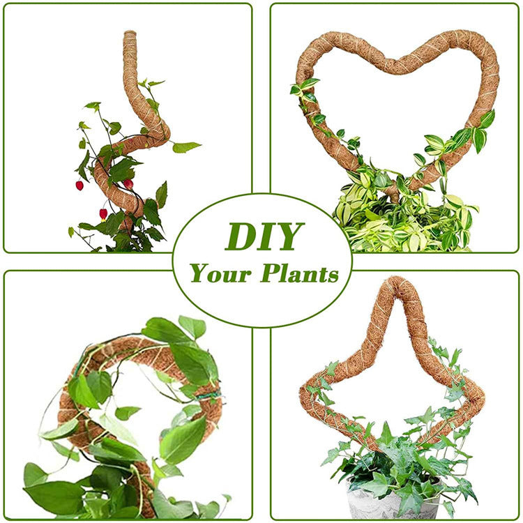 4 pcs Monstera moss rods for indoor plants, bendable plant holder - Image 5