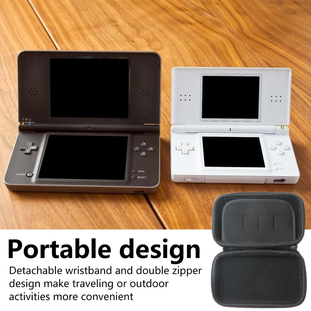 Protective Carrying Cases with Softly Lined Hard Shell Compatible for Nintendo 3DS, DS Lite, Black - Image 4