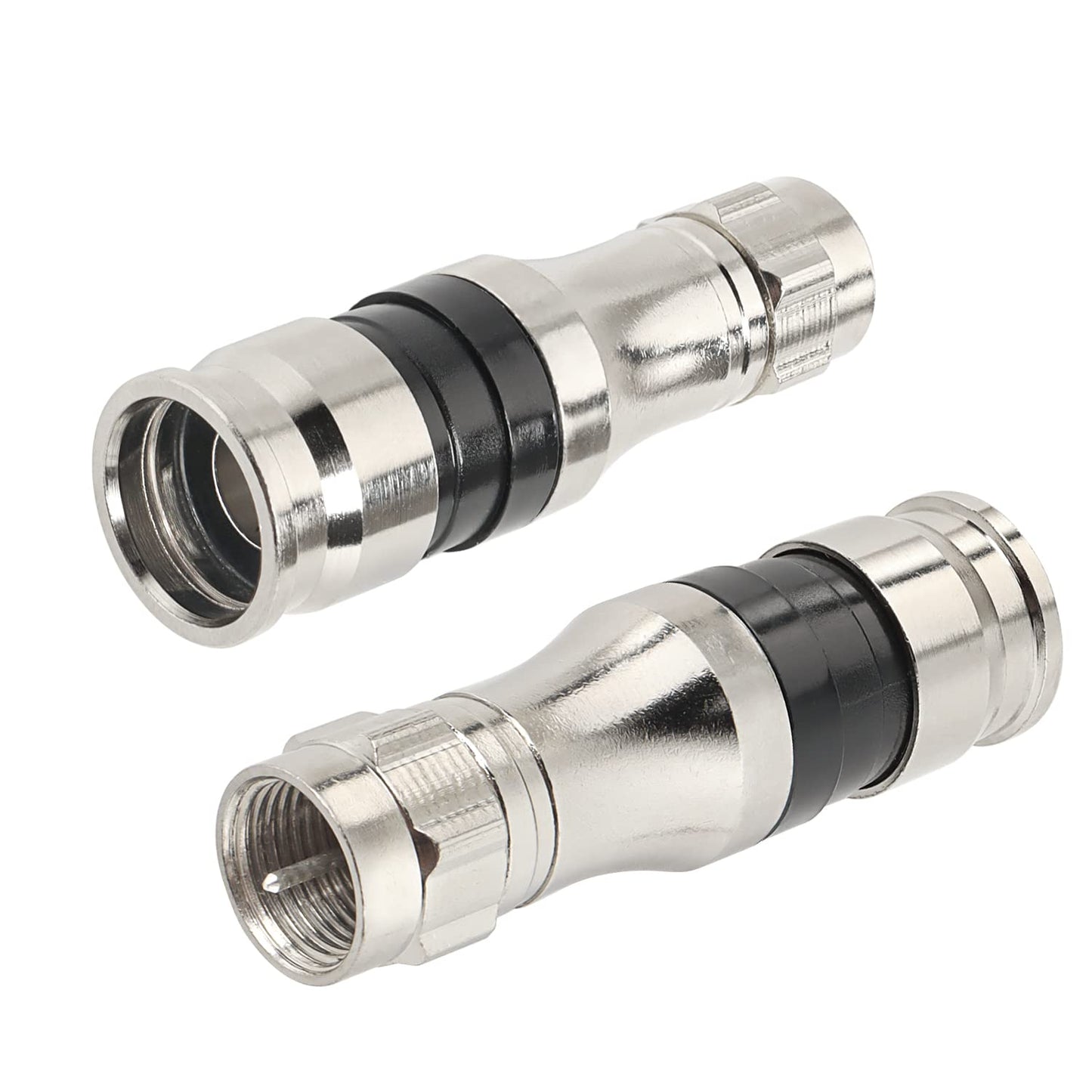 RG11 Connectors 10 Pack,F Type Connectors,RG11 Coax Cable Compression Fitting with Weather Seal O Ring - Image 4