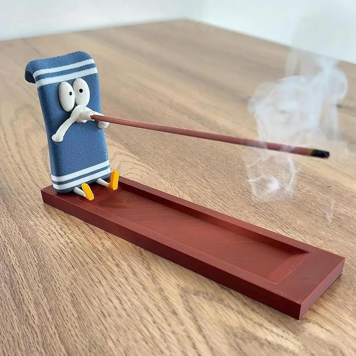 Towelie Servietsky Incense Holder, Handcrafted Incense Burner Holder, Realistic Crafts, Incense Holder for Sticks, Interchangeable Glasses Incense Burner Best for Meditation, Home, Office A A - Image 4