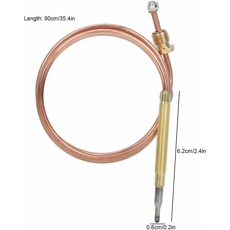 Universal Thermocouple Replacement Kit with Nuts for Gas Ovens Stoves Cooktops Heaters - Image 4