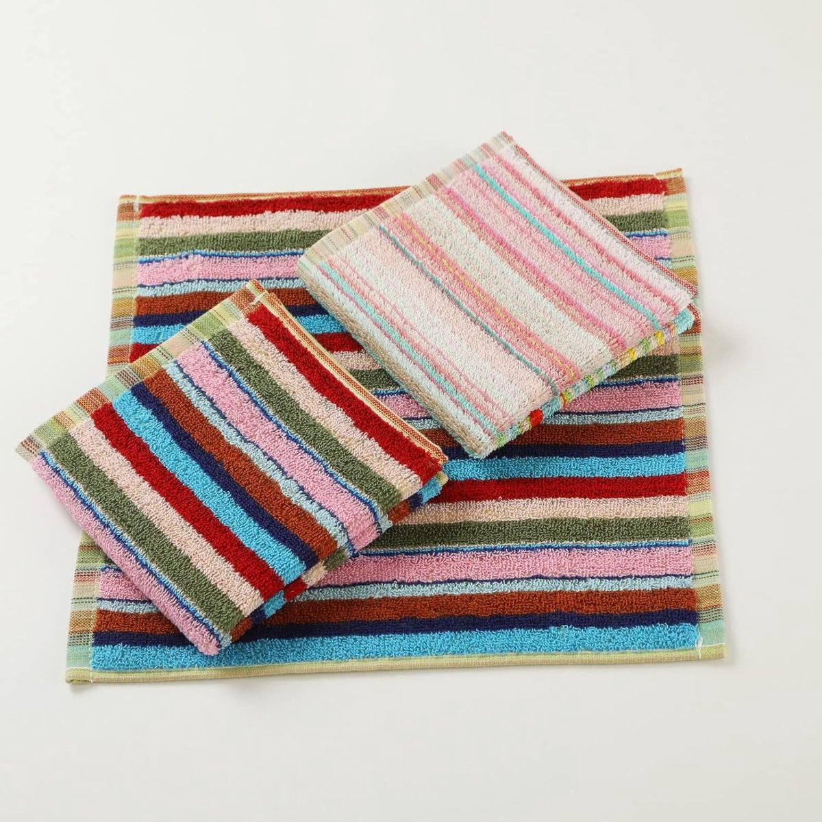 Tablecloth - Children's Towels - Mixed Colors - Super Absorbent - Kitchen Towels - Cotton Cleaning Cloths - 8 Pack (30 cm x 30 cm) - Image 5