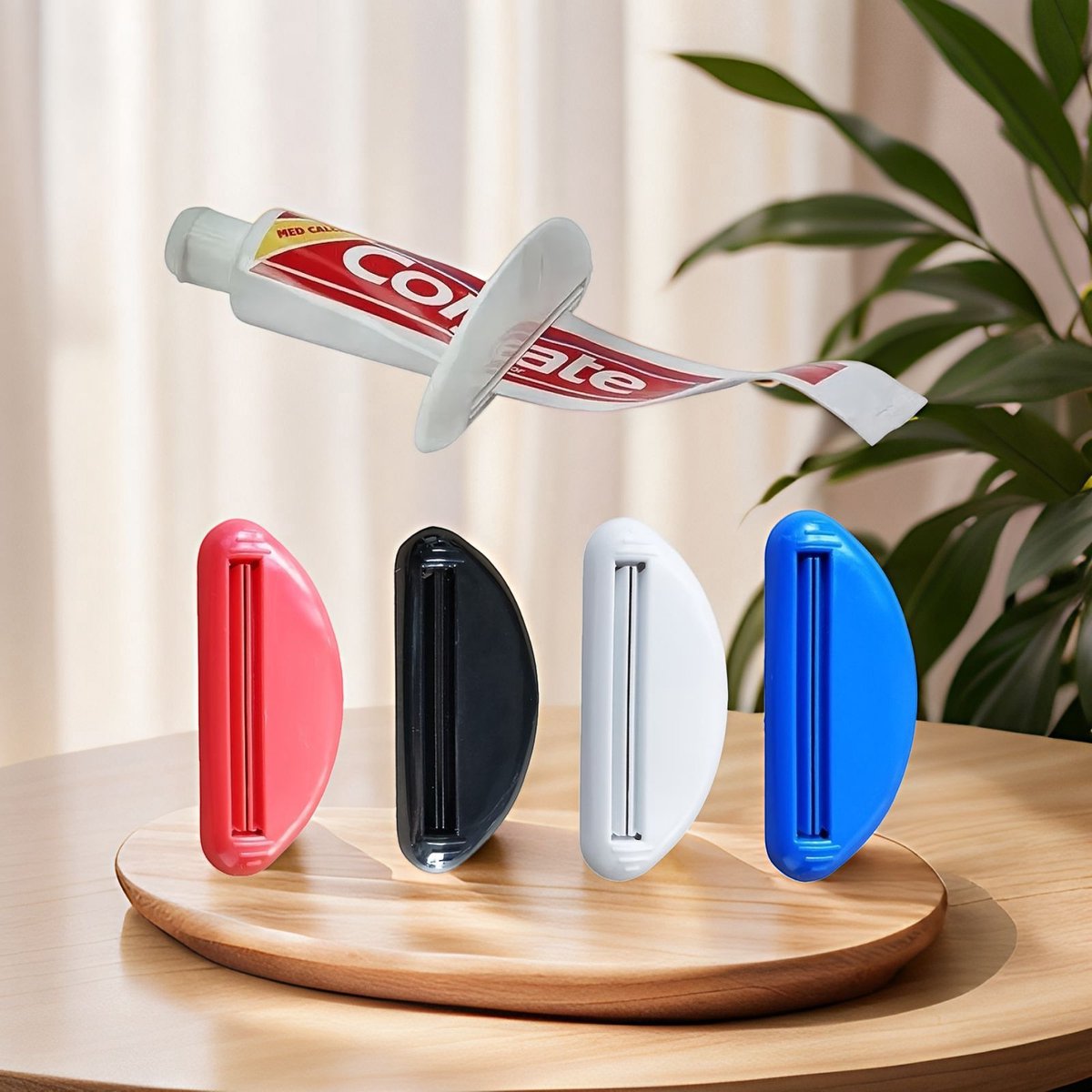4-pack - Toothpaste tube squeezer - Dispenser - Toothpaste roller holder - Essential gadget for lazy people - Image 6
