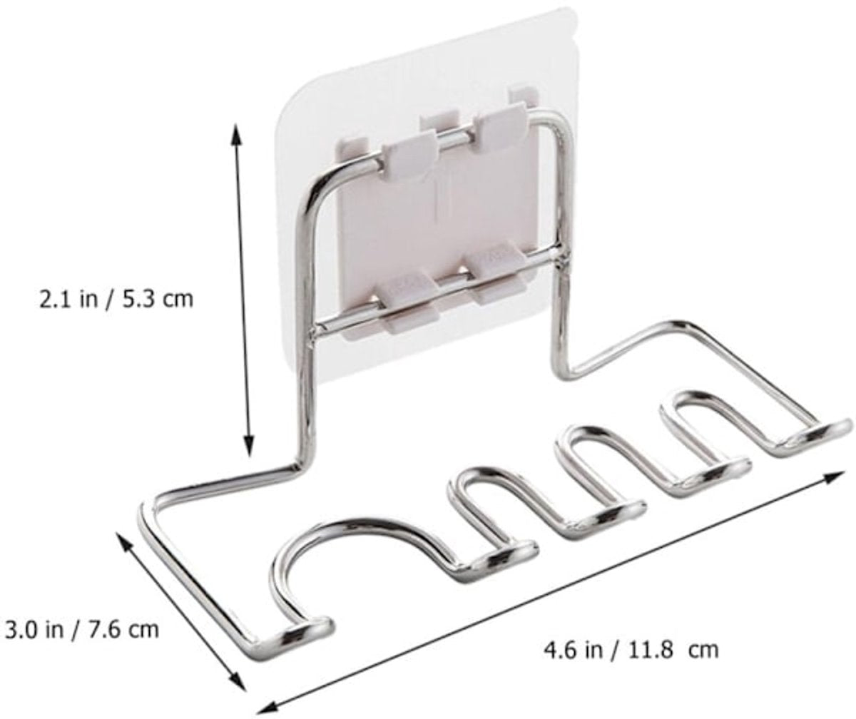 Bathroom storage rack - Wall-mounted toothbrush holder - Hanging bathroom storage rack - Image 4