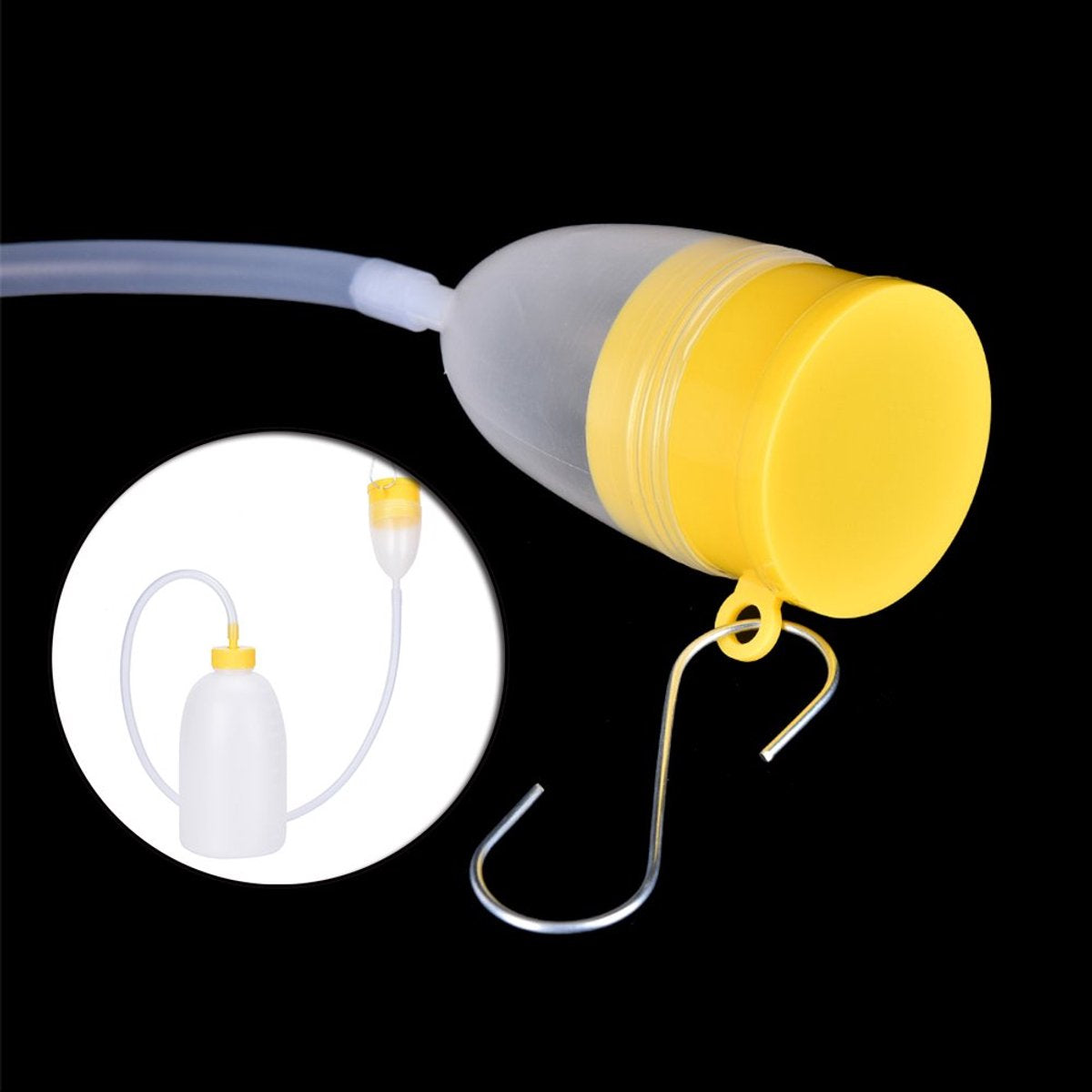 Urinal Men - Pee Bottle Men - Camping Toilet - Plastic - Urinal for Men - Anti-splash Urine Cup - Large 1700ml - Urinal Men with Lid - Reusable - For the Elderly, Hospital, Camping - Image 8