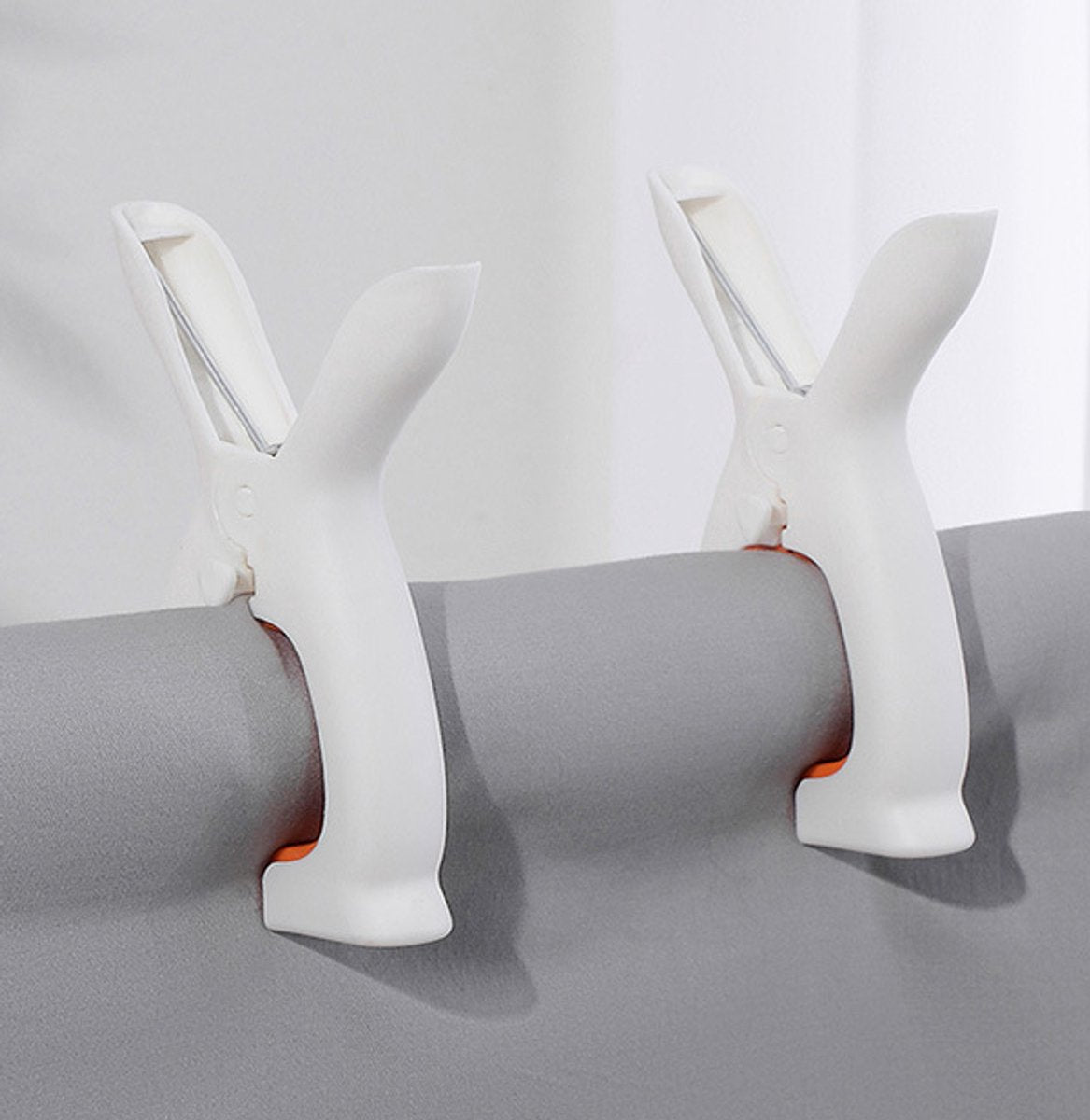 Clothes Pegs - Drying Pegs - Plastic Clothes Pegs - Non-slip clothes pegs for drying sheets and blankets, household use, sturdy and user-friendly clothes pegs - 2-pack - Image 4