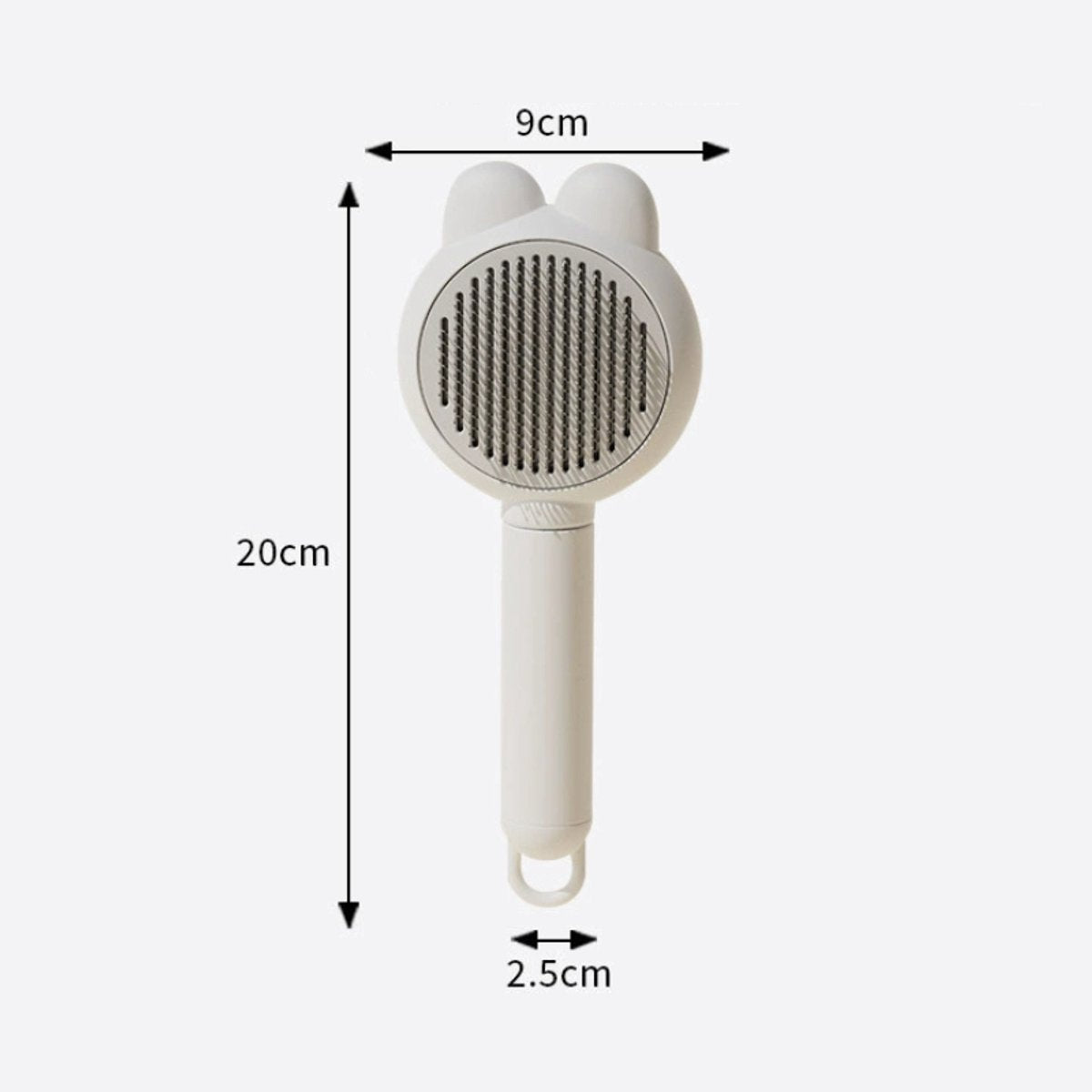 Pet Comb for Cats - Silicone Grooming Brush - For Long and Short Hair Coats - Fun Tools for Removing Pet Hair - Yellow - Image 4