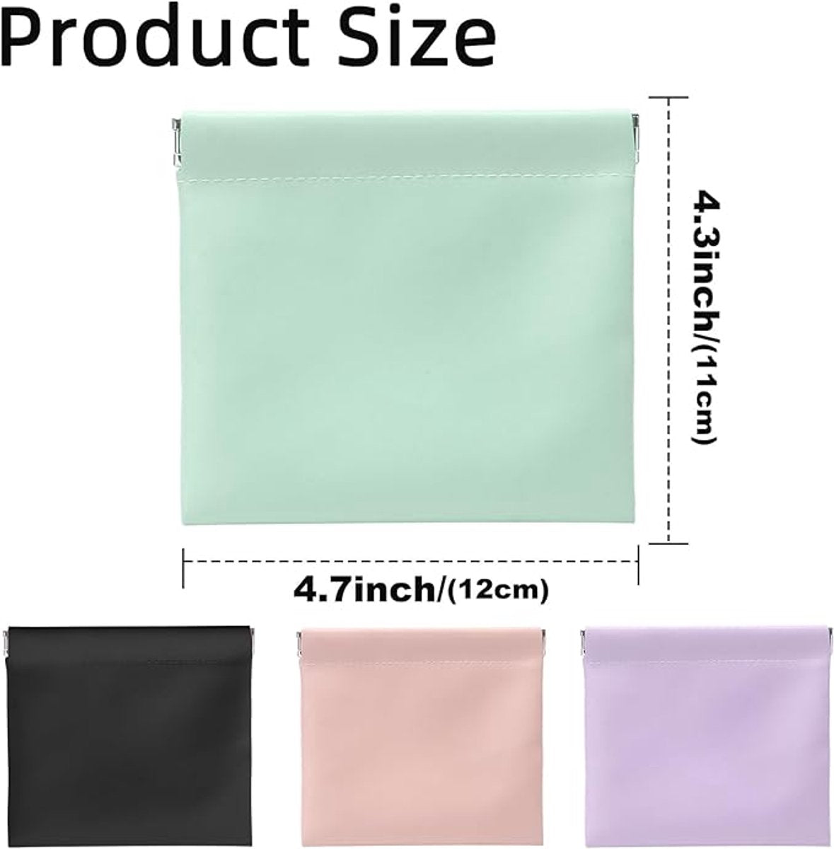 Wallet - Organizer - Women's Wallet - Gift - Gift for Women - Gift for Girlfriend - Gift for Mother - Set of 4 (Pink, Light Green, Light Purple, Black) - Image 6