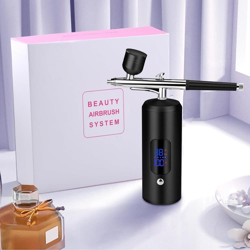 Airbrush Machine - Wireless Spray Gun Set with USB Charging and 3 Speed Modes, for Nail Art, Cake Decorating and Painting - Image 7