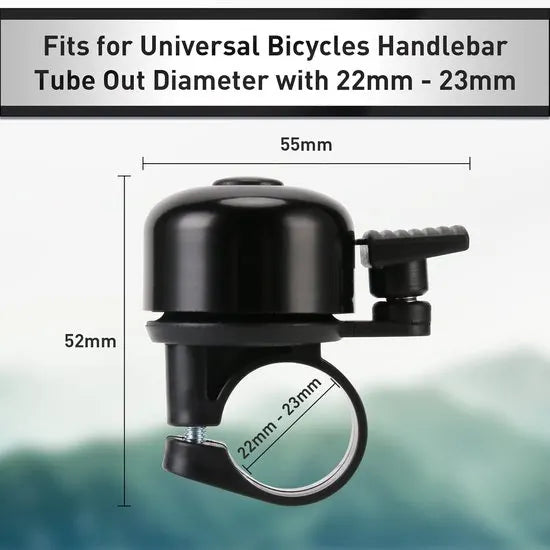 Bicycle Bell - Mountain Bike Vintage Mini Bicycle Bell - Loud - Anti-MTB Racing Bike Bell - Suitable for Children and Adults - Image 4