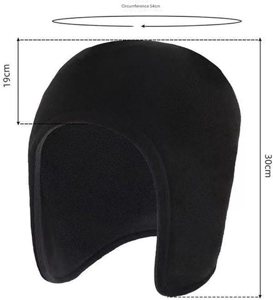 Winter hat for men and women – Thermal, windproof hat with ear flaps, ideal for sleeping, motorcycling and outdoor activities (Orange) - Image 5