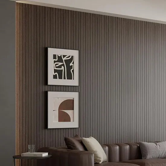 2 Pack Peel and Stick Oak Wood Slat Feature Wall Panels 300x40cm Each | DIY TV Headboard PVC Decor Wall Liner for Interior Wall & Ceiling Makeover(KC-1037C-18) - Image 6